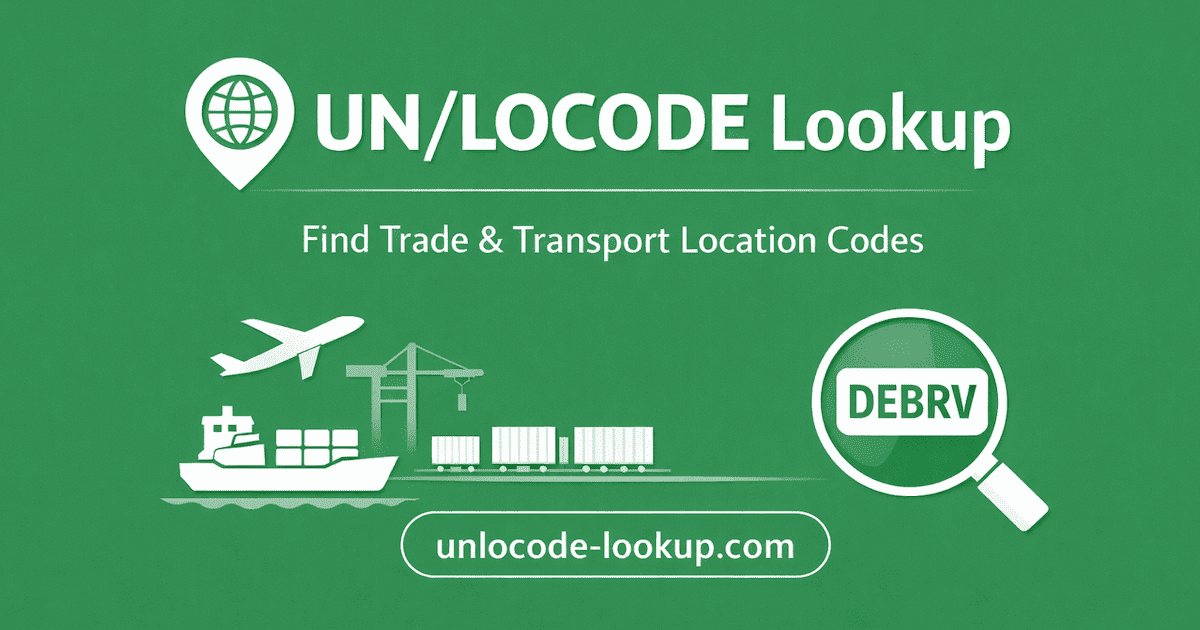 Loc. Code UN/LOCODE Lookup - Search Worldwide Location Codes